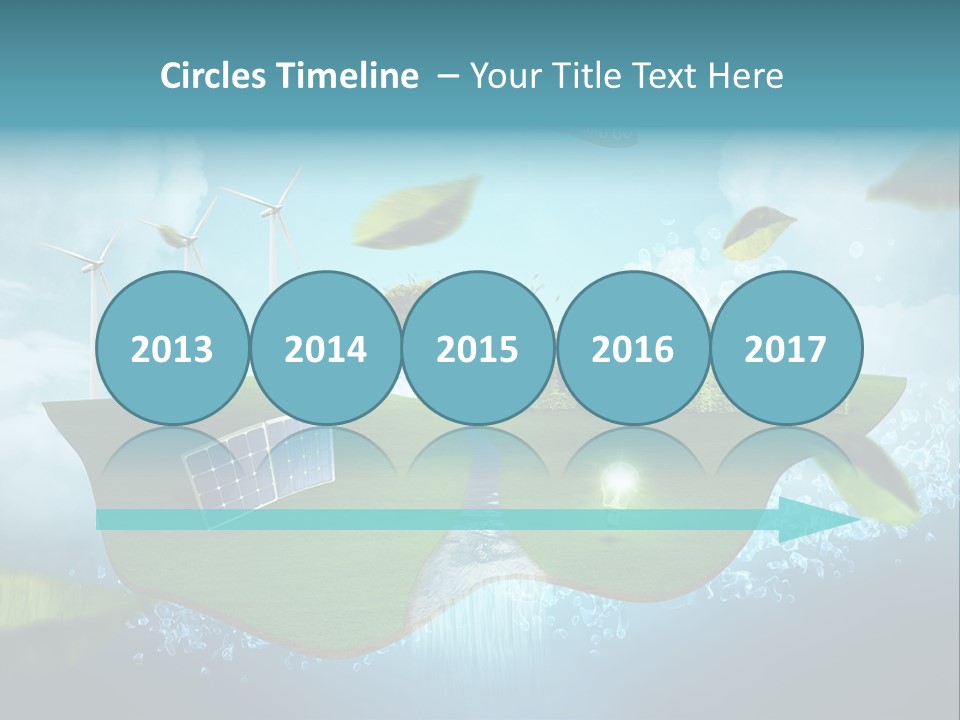 Zukunft Welt Wasserkraft PowerPoint Template