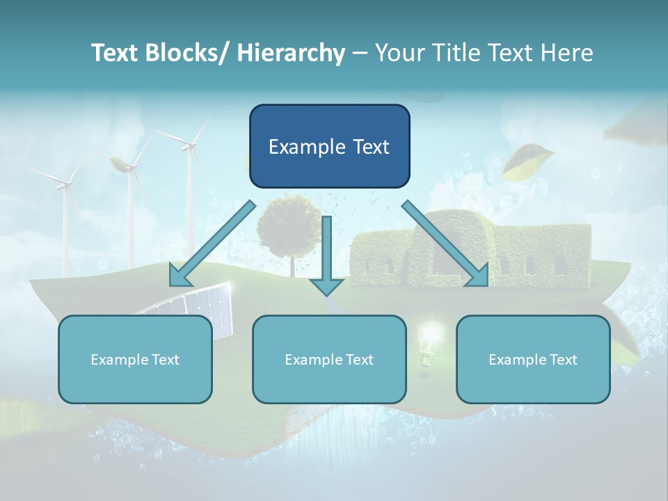 Zukunft Welt Wasserkraft PowerPoint Template