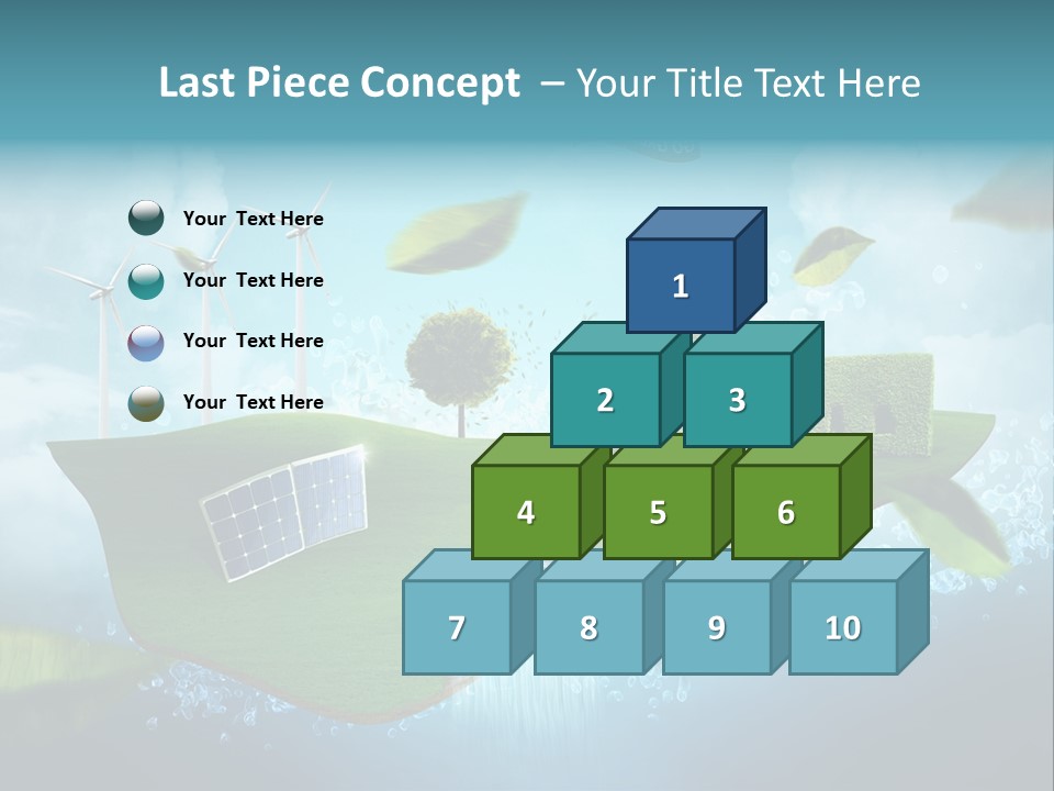 Zukunft Welt Wasserkraft PowerPoint Template