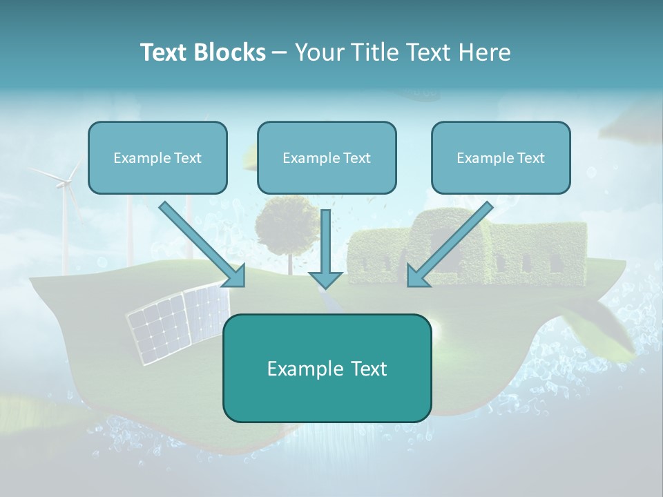 Zukunft Welt Wasserkraft PowerPoint Template