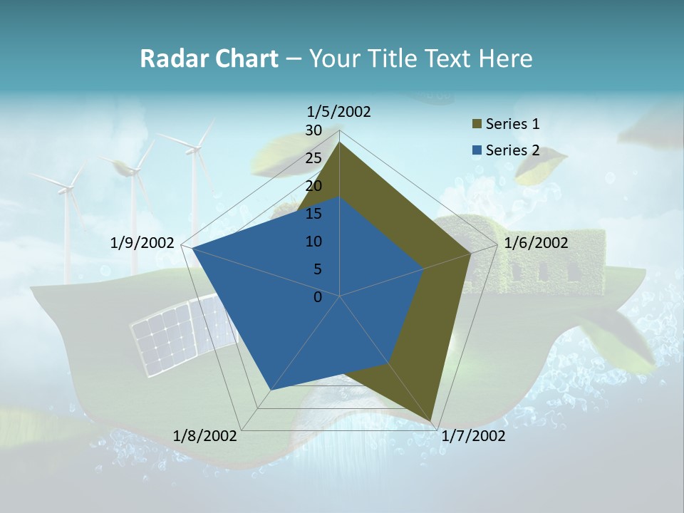 Zukunft Welt Wasserkraft PowerPoint Template