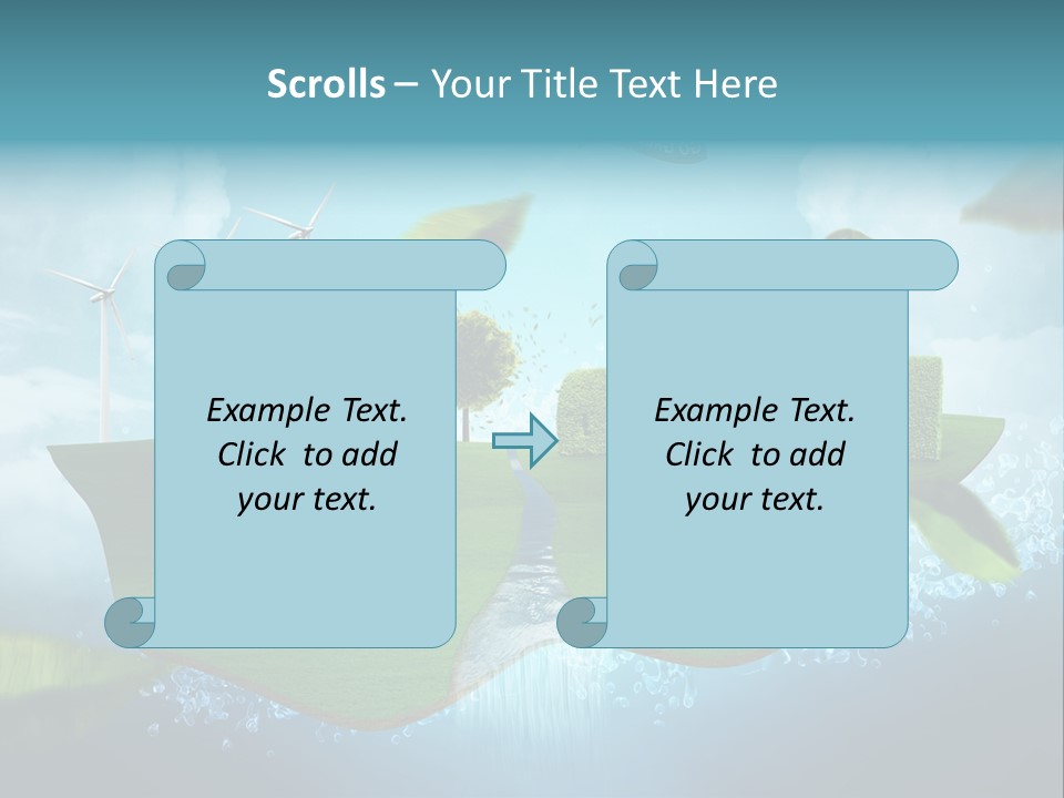 Zukunft Welt Wasserkraft PowerPoint Template
