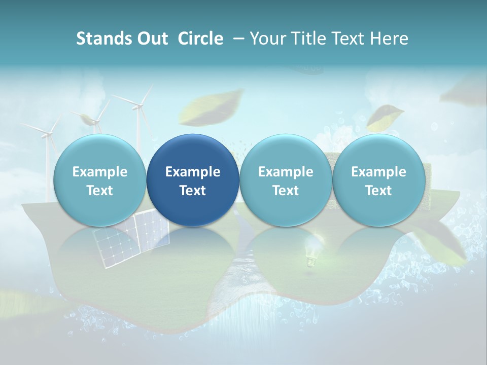 Zukunft Welt Wasserkraft PowerPoint Template