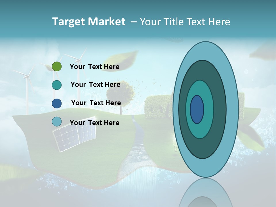 Zukunft Welt Wasserkraft PowerPoint Template