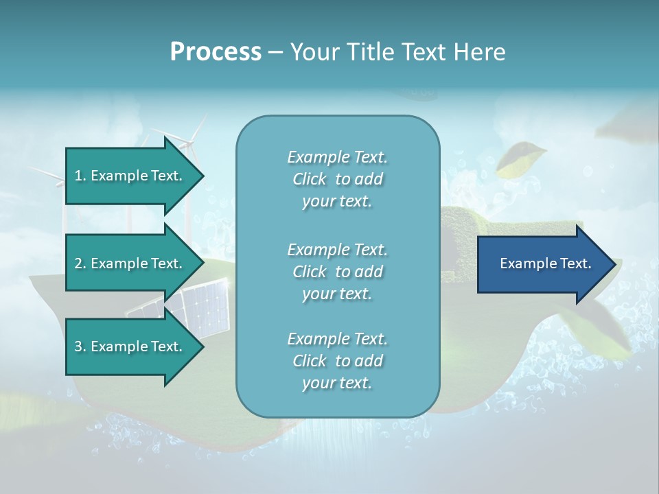 Zukunft Welt Wasserkraft PowerPoint Template