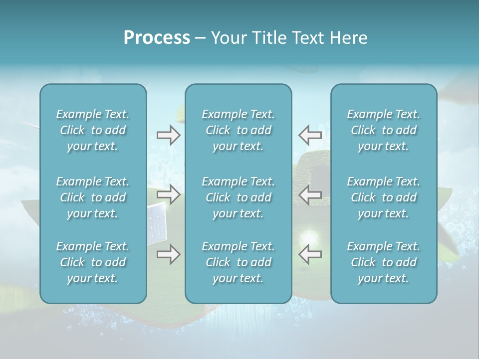 Zukunft Welt Wasserkraft PowerPoint Template