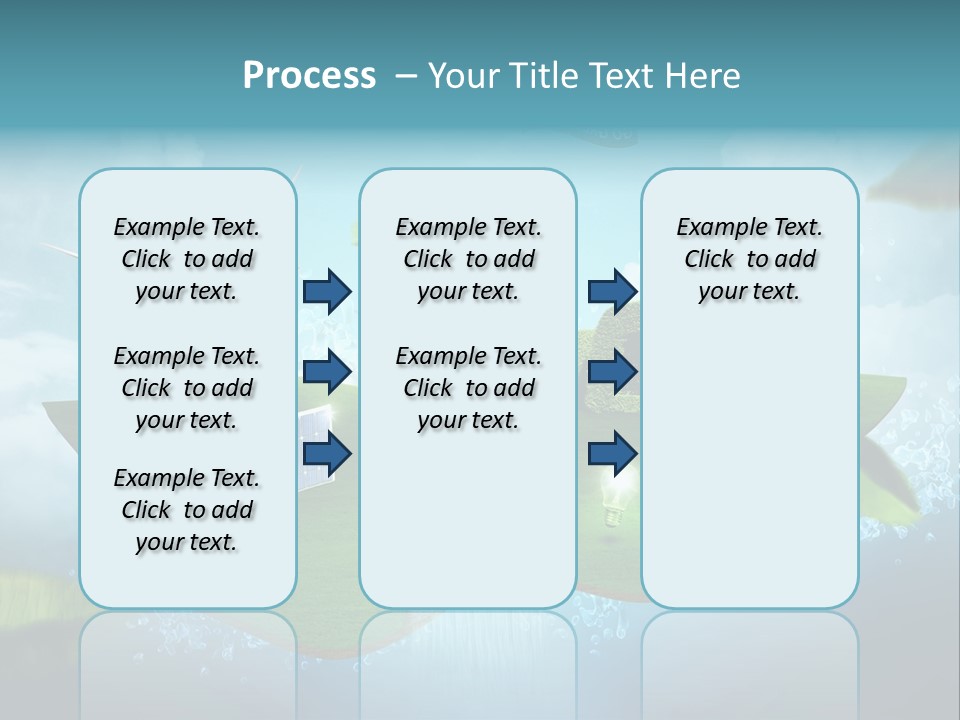 Zukunft Welt Wasserkraft PowerPoint Template
