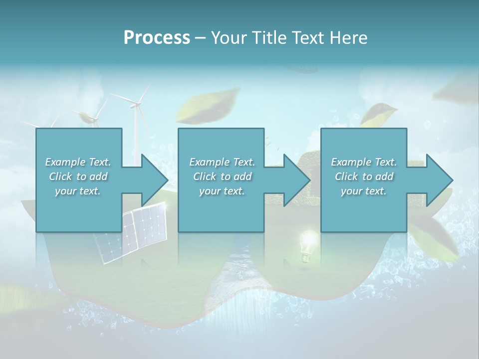 Zukunft Welt Wasserkraft PowerPoint Template