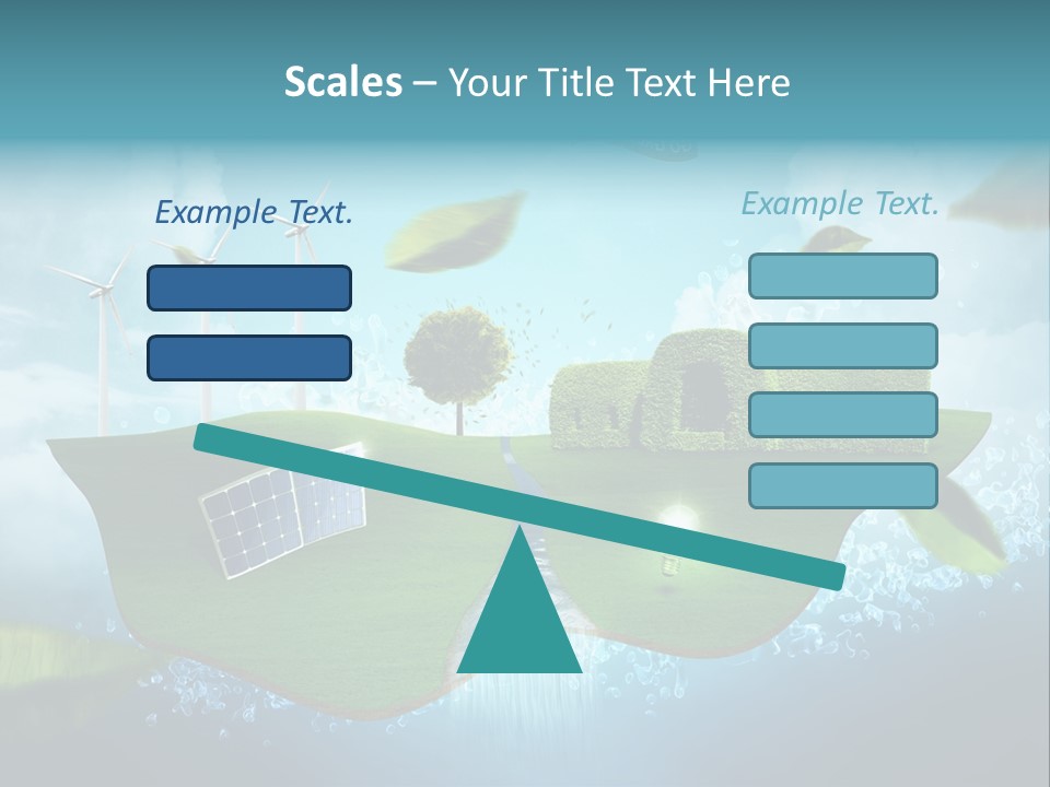 Zukunft Welt Wasserkraft PowerPoint Template