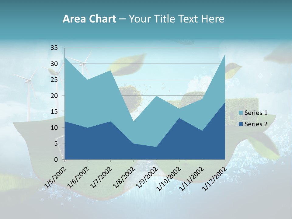 Zukunft Welt Wasserkraft PowerPoint Template