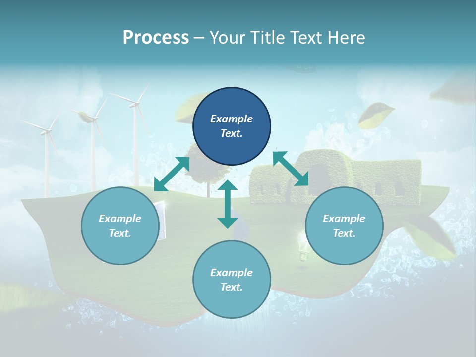 Zukunft Welt Wasserkraft PowerPoint Template