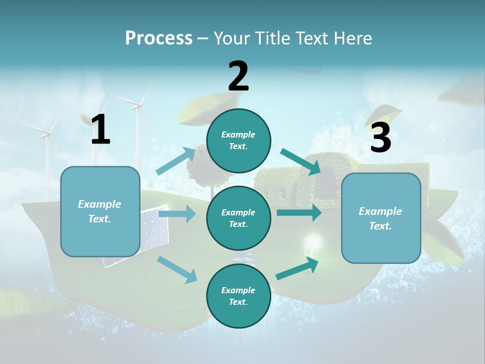 Zukunft Welt Wasserkraft PowerPoint Template