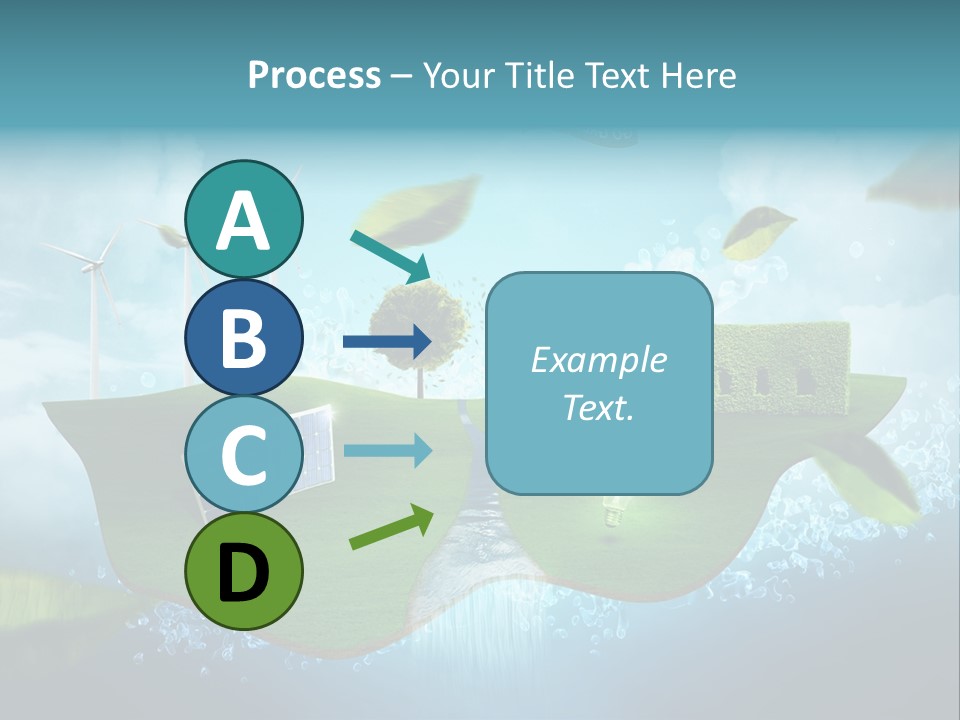 Zukunft Welt Wasserkraft PowerPoint Template