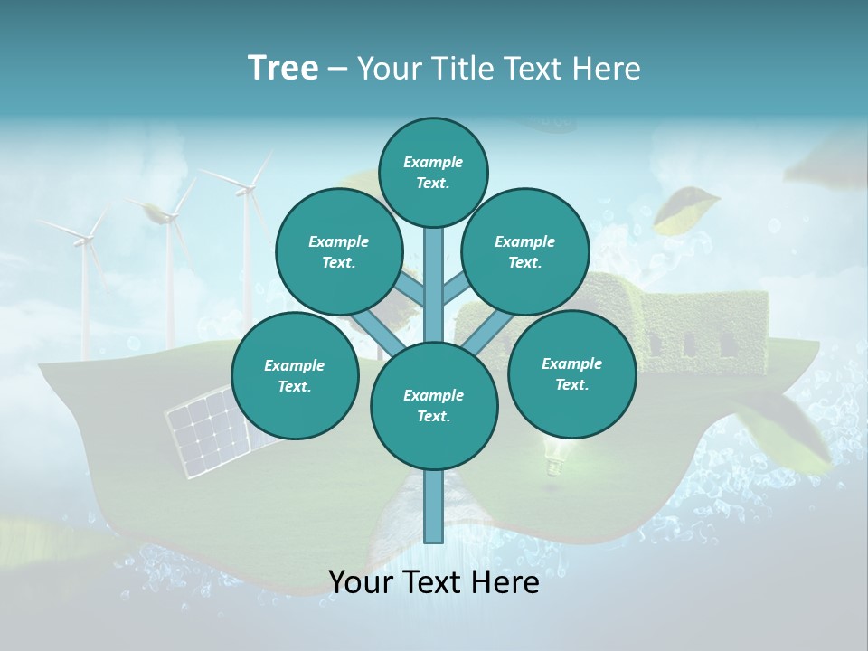 Zukunft Welt Wasserkraft PowerPoint Template