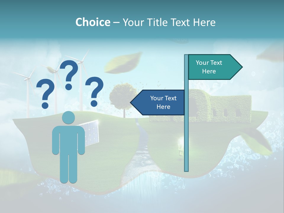 Zukunft Welt Wasserkraft PowerPoint Template
