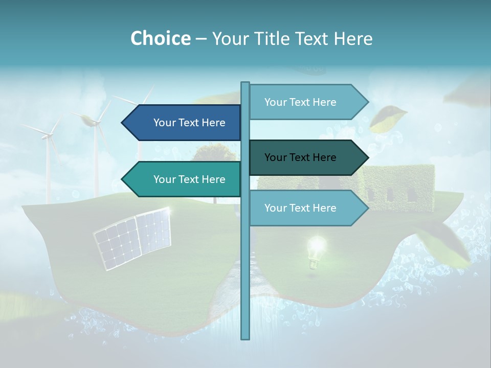 Zukunft Welt Wasserkraft PowerPoint Template