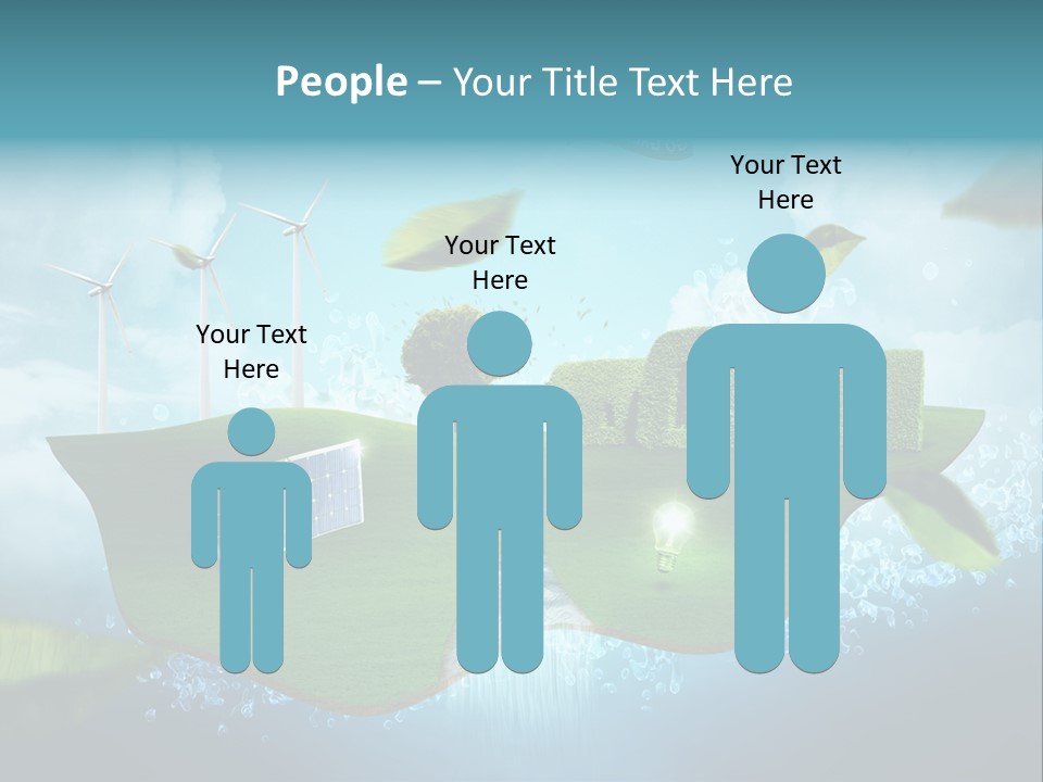 Zukunft Welt Wasserkraft PowerPoint Template