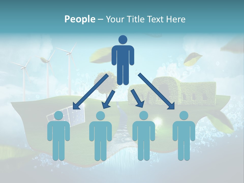 Zukunft Welt Wasserkraft PowerPoint Template