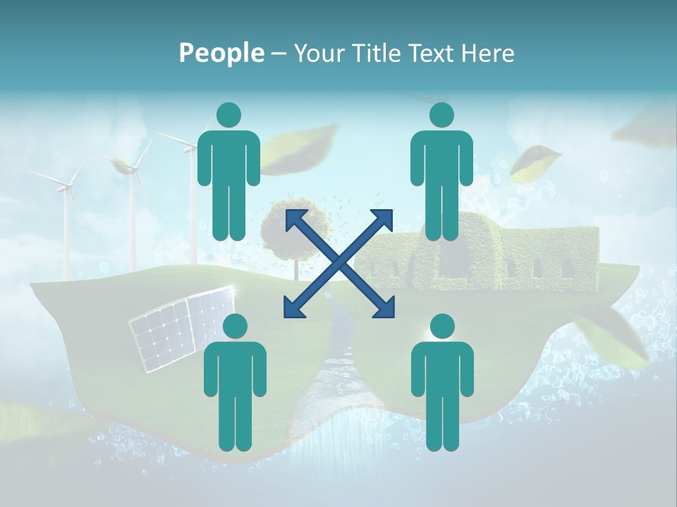 Zukunft Welt Wasserkraft PowerPoint Template