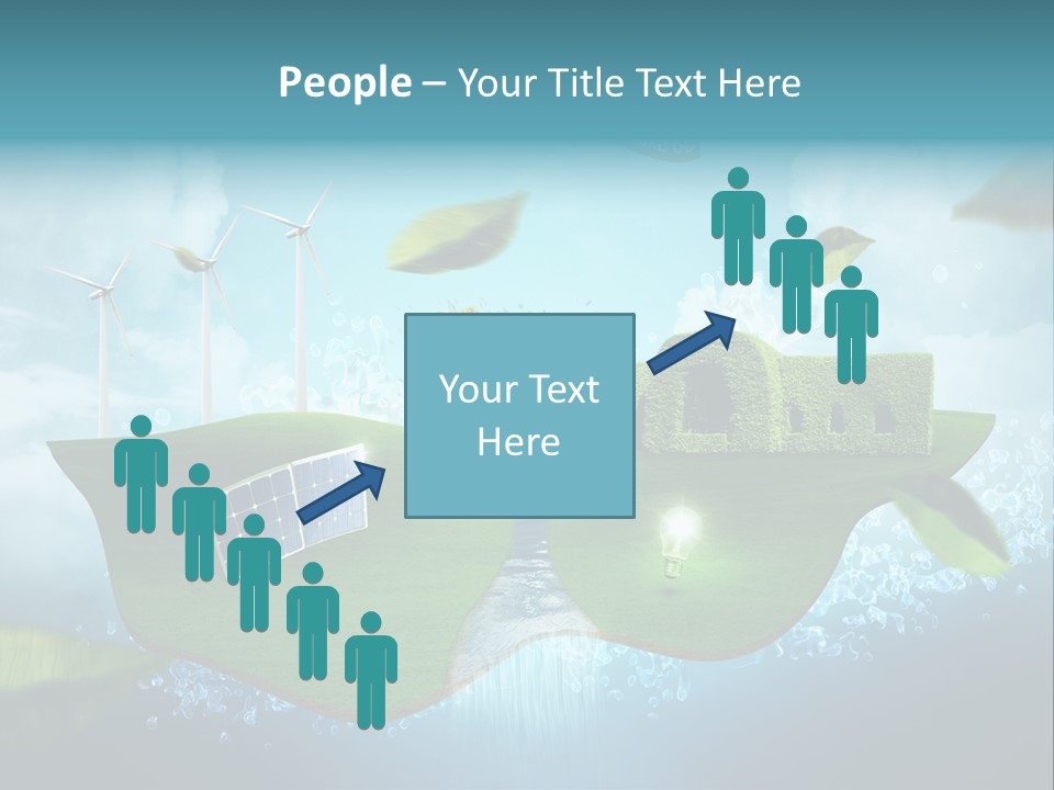 Zukunft Welt Wasserkraft PowerPoint Template