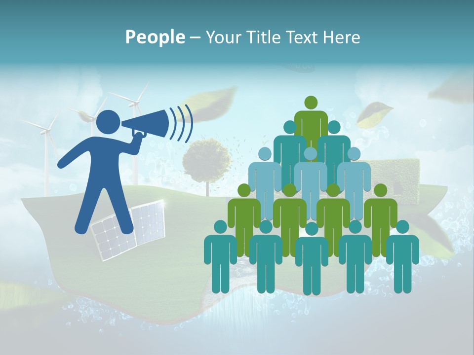 Zukunft Welt Wasserkraft PowerPoint Template