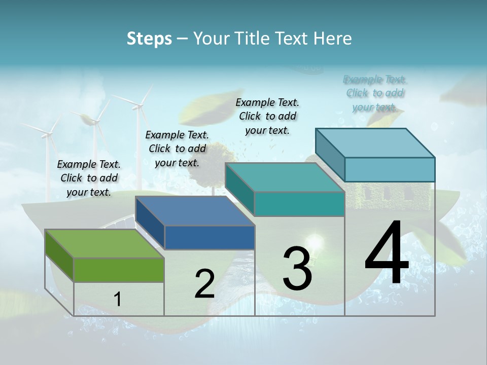 Zukunft Welt Wasserkraft PowerPoint Template