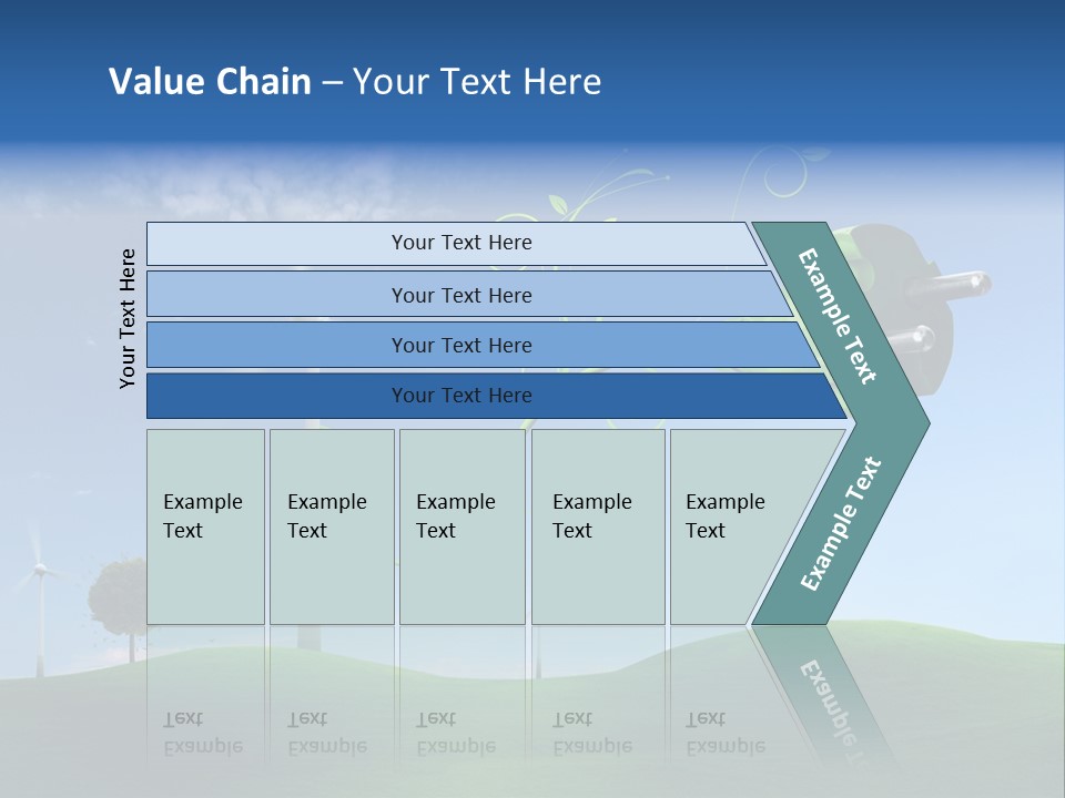 Sommer Rotor Himmel PowerPoint Template
