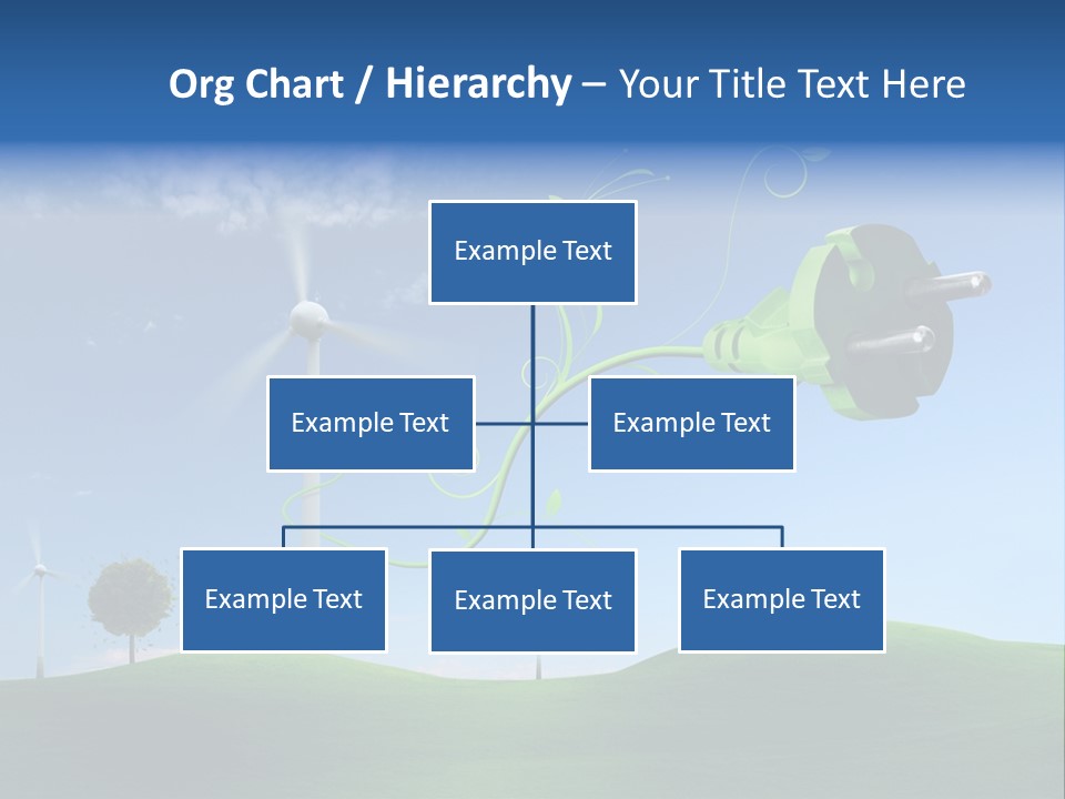 Sommer Rotor Himmel PowerPoint Template