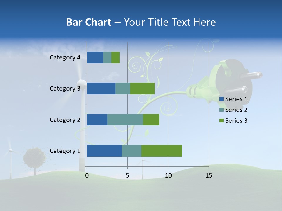 Sommer Rotor Himmel PowerPoint Template