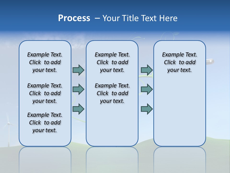 Sommer Rotor Himmel PowerPoint Template