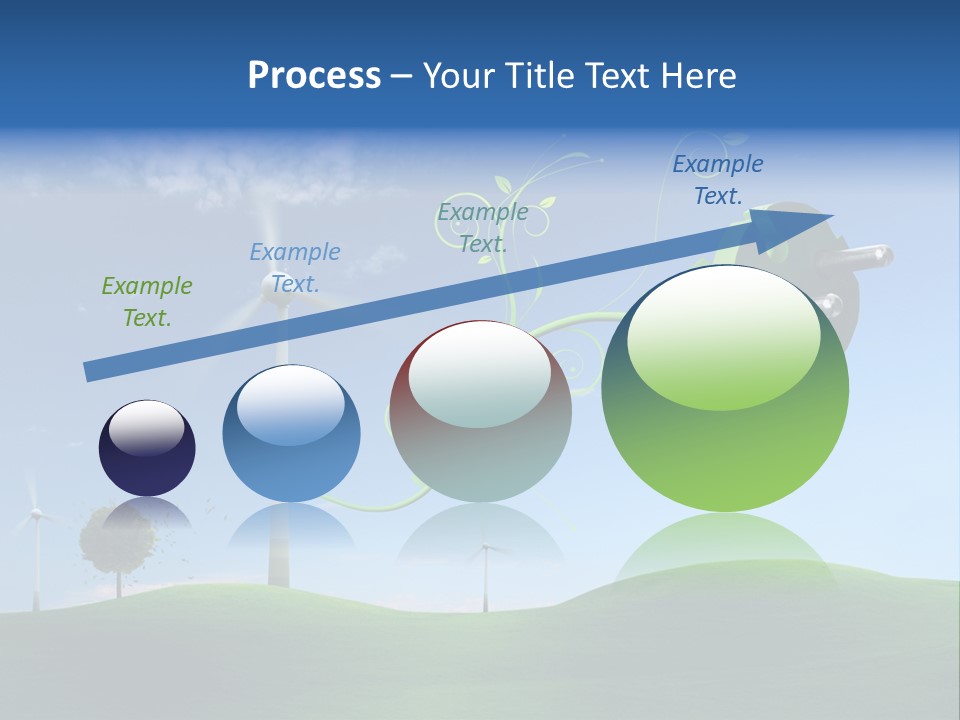 Sommer Rotor Himmel PowerPoint Template