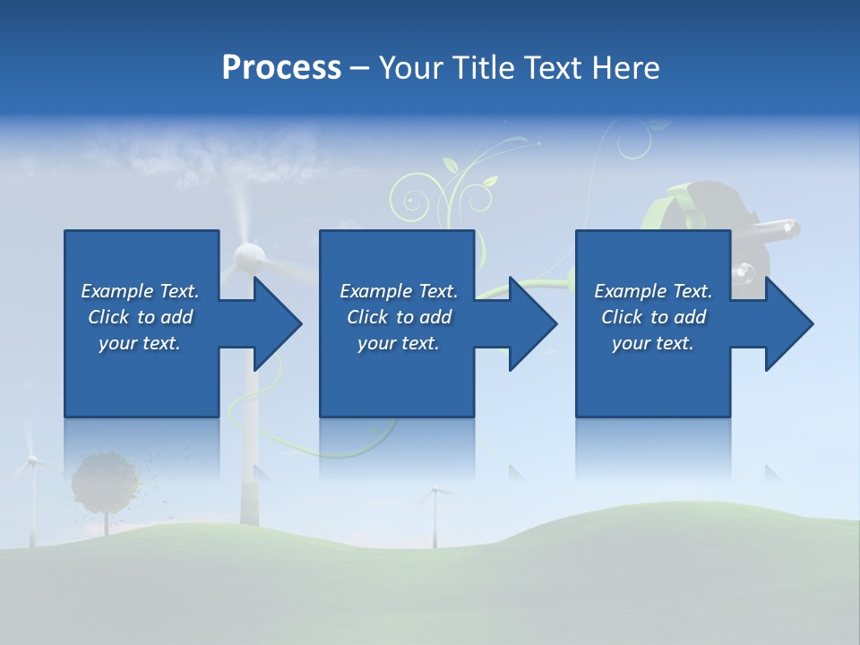 Sommer Rotor Himmel PowerPoint Template