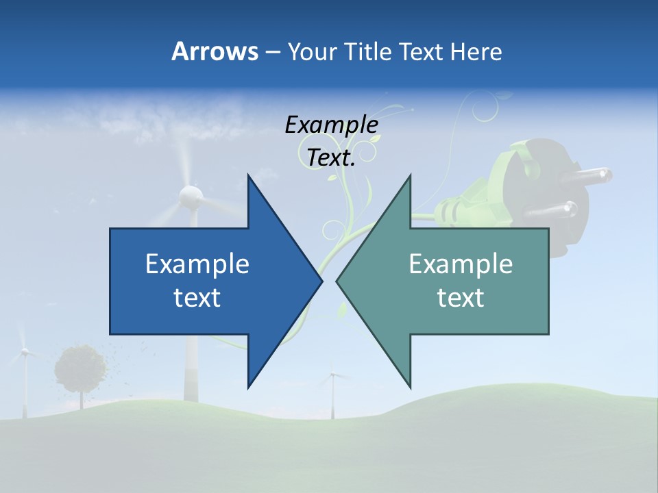 Sommer Rotor Himmel PowerPoint Template