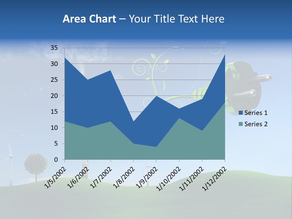 Sommer Rotor Himmel PowerPoint Template