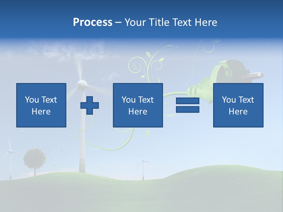 Sommer Rotor Himmel PowerPoint Template