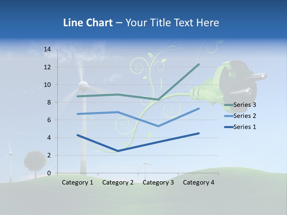 Sommer Rotor Himmel PowerPoint Template