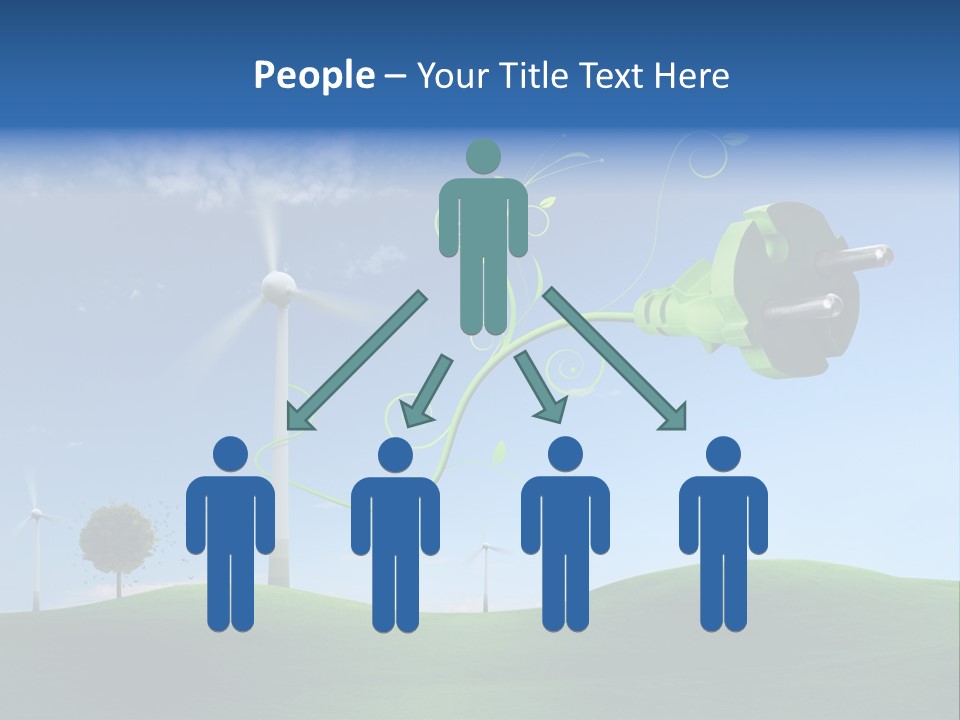 Sommer Rotor Himmel PowerPoint Template