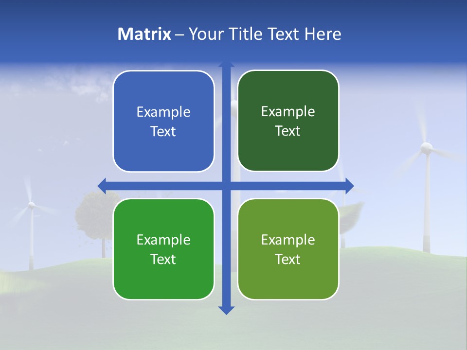 Nat Alternativ Windenergie PowerPoint Template