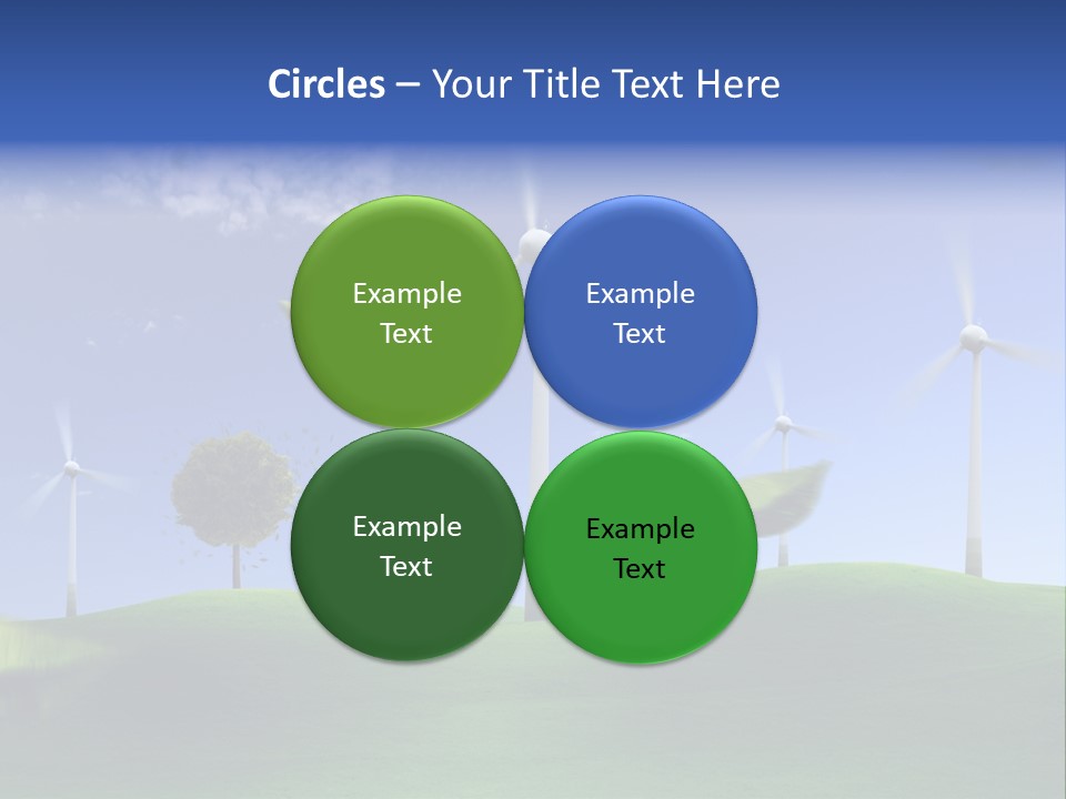 Nat Alternativ Windenergie PowerPoint Template