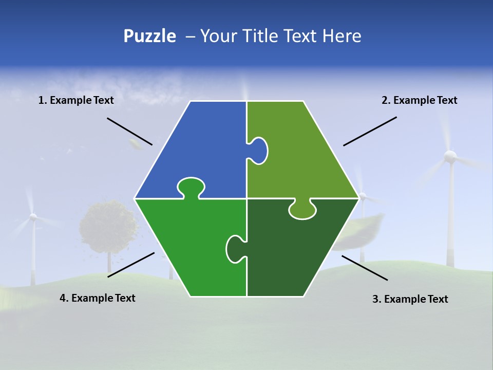 Nat Alternativ Windenergie PowerPoint Template