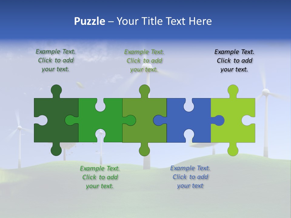 Nat Alternativ Windenergie PowerPoint Template