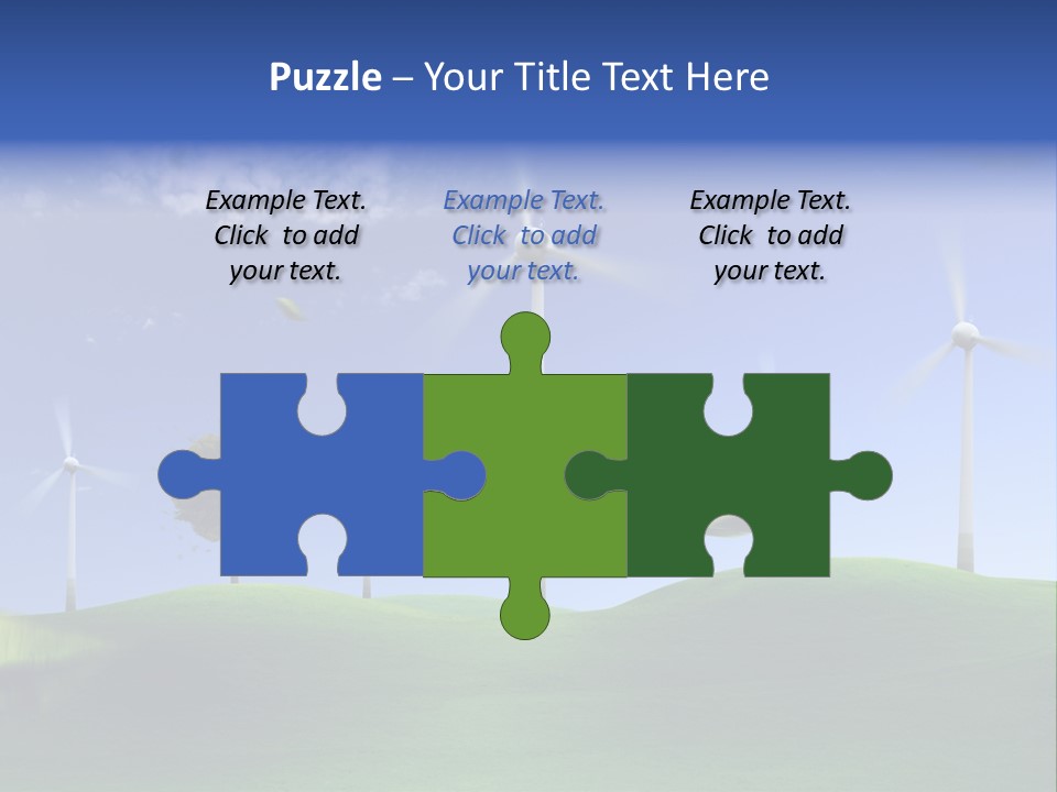 Nat Alternativ Windenergie PowerPoint Template
