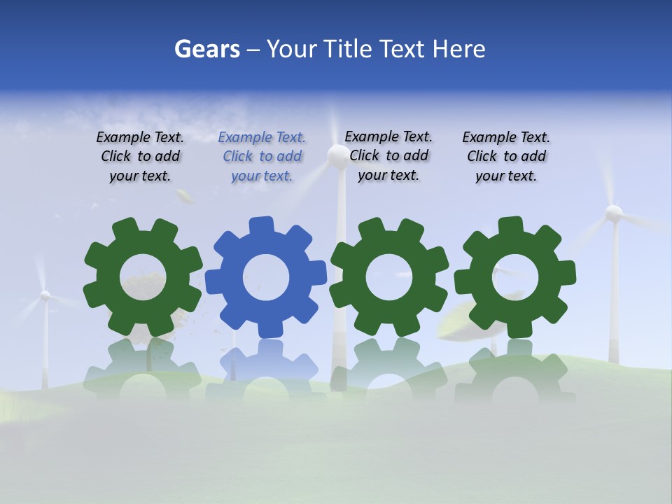 Nat Alternativ Windenergie PowerPoint Template