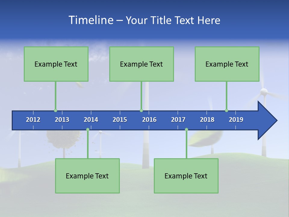 Nat Alternativ Windenergie PowerPoint Template