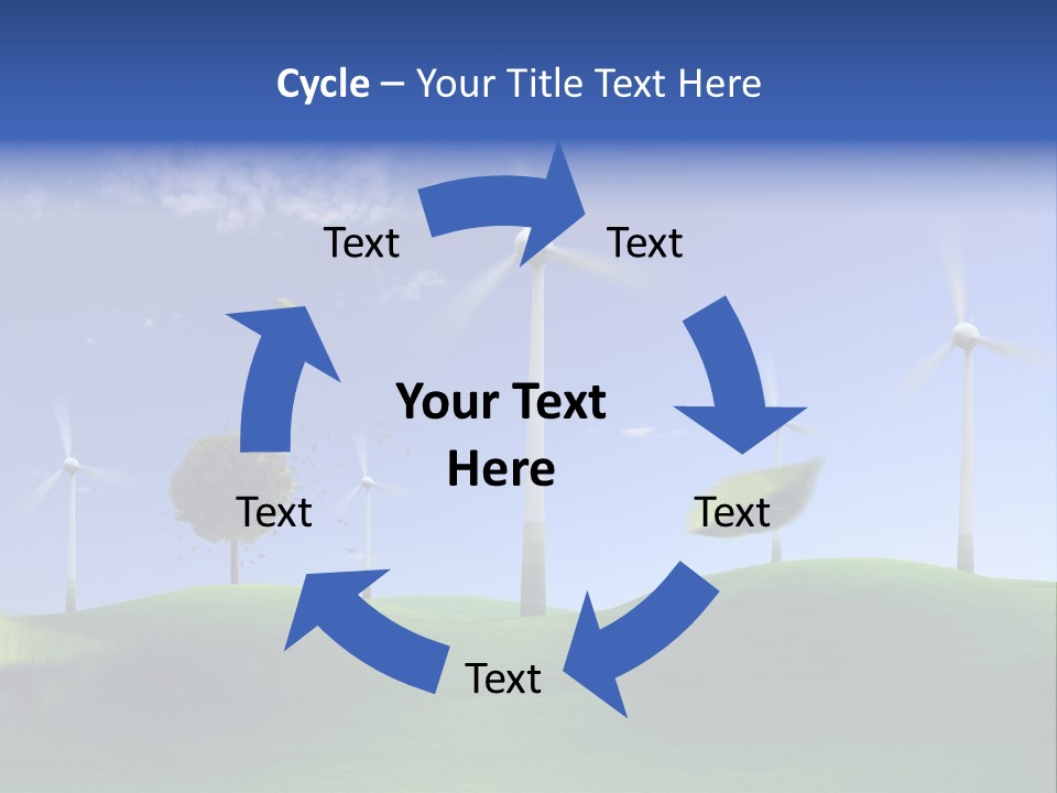 Nat Alternativ Windenergie PowerPoint Template
