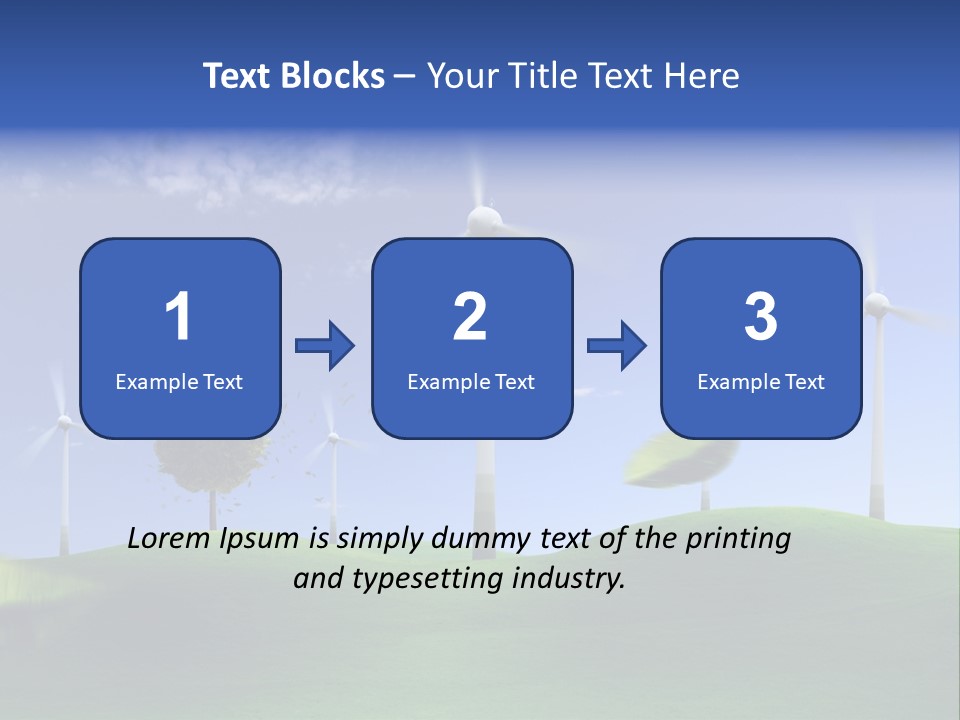 Nat Alternativ Windenergie PowerPoint Template