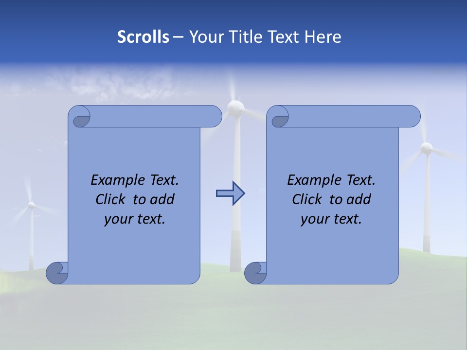 Nat Alternativ Windenergie PowerPoint Template