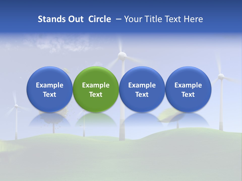 Nat Alternativ Windenergie PowerPoint Template