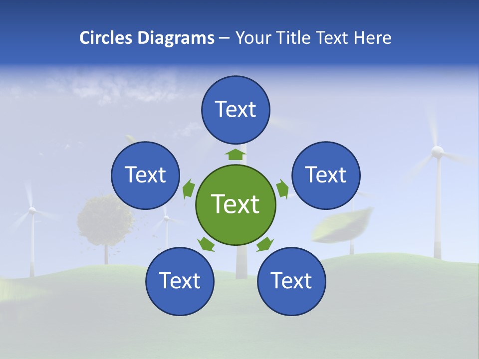 Nat Alternativ Windenergie PowerPoint Template