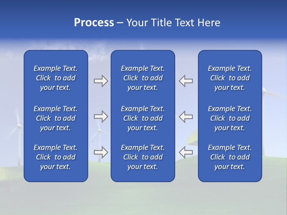 Nat Alternativ Windenergie PowerPoint Template
